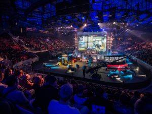 Une salle de tournois Esport en live